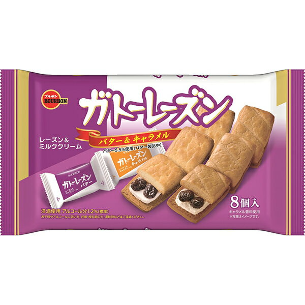 ブルボン ガトーレーズン 8個×12袋(1ケース)