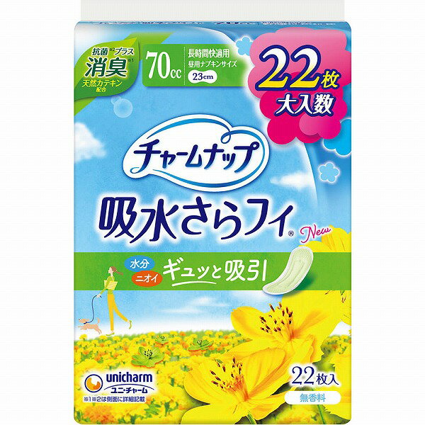 チャームナップ長時間快適用消臭タイプ 22枚×3袋セット