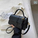 レディースバッグ ハンドバッグ ショルダーバッグ 斜め掛け 肩掛け 高級感 かわいい 人気 レトロ スクエアバッグ ショルダー PUレザー 韓国 西洋 春夏 秋 冬 横長 黒 立体 シック bag 鞄 かばん カバン