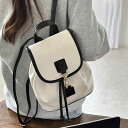 レディースバッグ バックパック バッグ コントラスト カジュアル シンプル 多用途 かわいい 小型 リュックサック 学生 ホワイト 白 PUレザー 高級 縦型 正方形 レディース 黒 ブラック ハンドバッグ 肩掛け