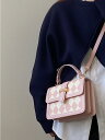 ショルダーバッグ ハンドバッグ ピンク レディース 高級 きれいめ ガーリー 個性的 韓国 鞄 かわいい 小型 小さめ バッグ 手持ち ひし形 正方形 ショルダー ゴールド 金 お姫様 クロスボディバッグ PU 桃色 肩掛け 斜め掛け 携帯入れ 小物入れ