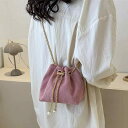 ショルダーバッグ 巾着 チェーン シンプル パール ソフト 女性 人気 学生 通勤 オフィス ママ カジュアル おすすめ 韓国風 キラキラ ミニ 小さめバッグ レディース くしゅくしゅ チェーンバック キレイめ 個性的 スモール 秋 冬 ゴールド