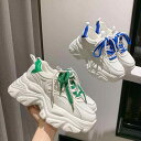 シューズ 靴 スニーカー レディース 女性用 フラット スポーティー シンプル カジュアル 普段使い デート お出かけ 旅行 歩きやすい 履きやすい こなれ感 抜け感 大きいサイズ 通学 通勤 かわいい おしゃれ ブルー グリーン インスタ映え 韓国系