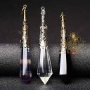 ペンデュラム ダウジング チェーン クリスタル 振り子 占い 浄化 ペンダント チャーム アクセサリー ジュエリー パワーストーン 石 レディース 女性用 メンズ 男性用 ギフト プレゼント 魔除け オールシーズン フリーサイズ 個性的 きれいめ ママ