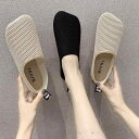 レディースメッシュシューズ 女性用 無地 シンプル カジュアル 夏 秋 メッシュ 通気性 カーキ ブラック お出かけ 合成底 スッキリ スリッポン フラットシューズ 快適 多用途 ゆったり くつ 春夏 涼しい ぺたんこ