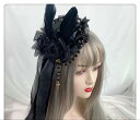ヘアアクセサリー アクセサリー 小物 帽子 飾り シルクハット レディース 女性用 ロリータ ゴシック リボン 花 フラワー 個性的 存在感 主役級 高級感 オ...