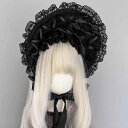 カチューシャ ヘアアクセサリー アクセサリー 小物 飾り レディース 女性用 ロリータ ゴシック 個性的 存在感 主役級 高級感 オールシーズン レース 豪華 ...