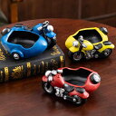 灰皿 アシュトレイ インテリア 小物 リビングルーム オフィス シンプル カジュアル かわいい おしゃれ かっこいい クール 個性的 高級感 存在感 主役級 赤 青 黄 白 クラシックカー オートバイ バイク クラシカル シック 40代 インスタ映え