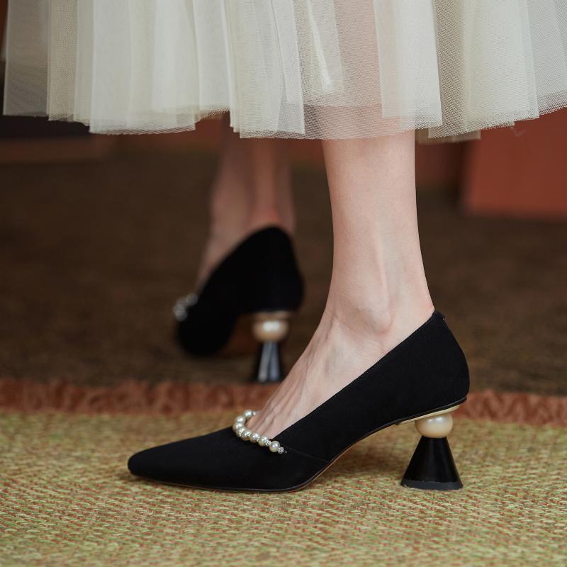 パンプスシューズレディースポインテ...