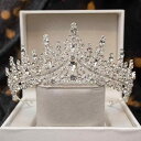 ティアラ ヘッドドレス ヘアアクセサリー 王冠 子供用 女の子 シルバー ゴールド イヤリング ネックレス セット パヴェ ラインストーン キラキラ お誕生日 ...