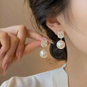 ピアス アクセサリー ジュエリー レディース 女性用 小物 両耳 パール ジルコニア 銀メッキ 合金 イミテーション シンプル ゴージャス 豪華 個性的 存在感 主役級 インスタ映え おしゃれ かわいい きれいめ デート こなれ感 モテ 大人普段使い