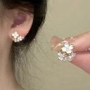 ピアス イヤリング アクセサリー ジュエリー レディース 女性用 小物 両耳 銀メッキ 銀 花 フラワー パール イミテーション カジュアル 春夏 20代 立体的 ゴージャス 豪華 個性的 存在感 おしゃれ きれいめ 高級感 普段使い お出かけ 旅行