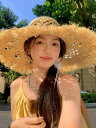 つば広ハット 帽子 麦わら帽子 ストローハット 女性用 レディース カーキ オフホワイト つば大き目 通気性 日除け 日焼け防止 小顔効果 ヨーロッパ風 かわいい おしゃれ エレガント カジュアル 上品 春夏 秋 レジャー 旅行 海 リゾート バカンス
