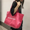 ハンドバッグ トートバッグ 女性用 レディース 男女兼用 ブラック オフホワイト カーキ レッド ビニールコーティング カジュアル 防水 大容量 多用途 仕分け デート 海 プール バカンス リゾート 旅行 サブバッグ かわいい おしゃれ かっこいい