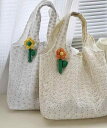 トートバッグ マザーズバッグ 女性用 レディース ホワイト ベージュ 花柄 刺繍 レース シフォン ブローチ カジュアル 通勤 通学 旅行 リゾート バカンス 夏 海 デート ショッピング サブバッグ エコバッグ かわいい おしゃれ キュート フェミニン
