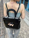 リュックサック バックパック ハンドバッグ ショルダーバッグ 女性用 レディース ブラック 犬 ぬいぐるみ 傘 水筒 ノート インパクト カジュアル やわらかい デート 通学 学校 旅行 おでかけ サブバッグ かわいい かっこいい おしゃれ 上品 高級感