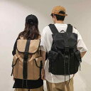 リュックサック バックパック 女性用 レディース 男性用 メンズ 男女兼用 カーキ ホワイトブラック ポケット 大容量 防水 やわらかい 傘 水筒 書類 カジュアル シンプル デート 通学 通勤 旅行 ビジネス サブバッグ かわいい かっこいい おしゃれ