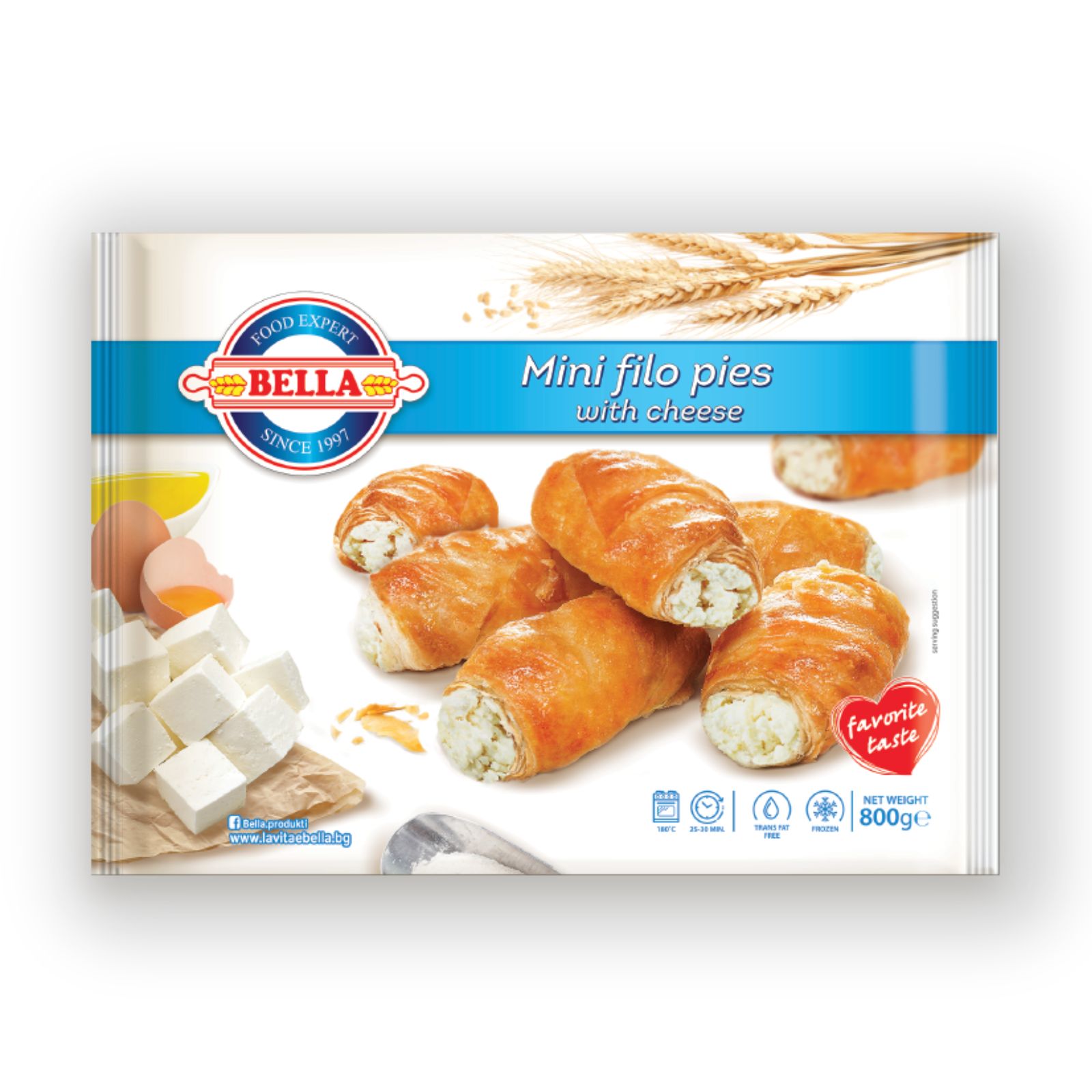 ブルガリア直輸入 ミニチーズパイ 800g（26〜28個入り）｜BELLA社 バニツァ Banits...