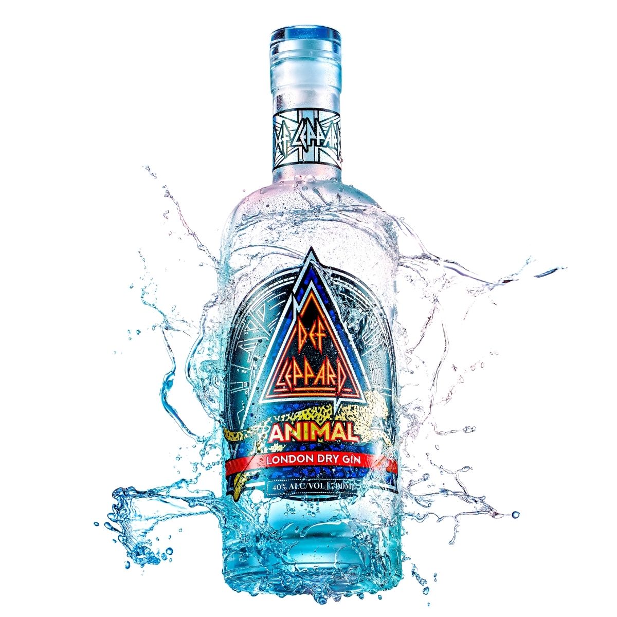 デフ・レパード アニマル ロンドン・ドライジン 700ml 40度 公式ジン 高級 プレミアム クラフト ジン スピリッツ ギフト DEF LEPPARD ロックバンド ファン必見 ロンドンドライジン ジュニパーベリー レモン ボタニカル スパイシー カクテルベース コレクション 洋酒 JIN