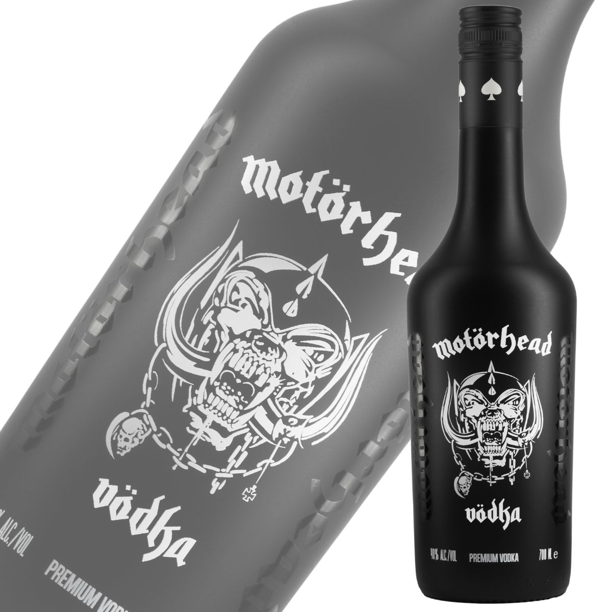 モーターヘッド ウォッカ 700ml 40度 高級 スウェーデン産 プレミアムウォッカ フルーティー かっこいい スピリッツ 洋酒 vodka MOTORHEAD ロックバンド 音楽 ファン必見 ハイクラス ウォッカ 地元産小麦 湧き水 大麦 個性的 コレクター 映える ボトル カクテルベース