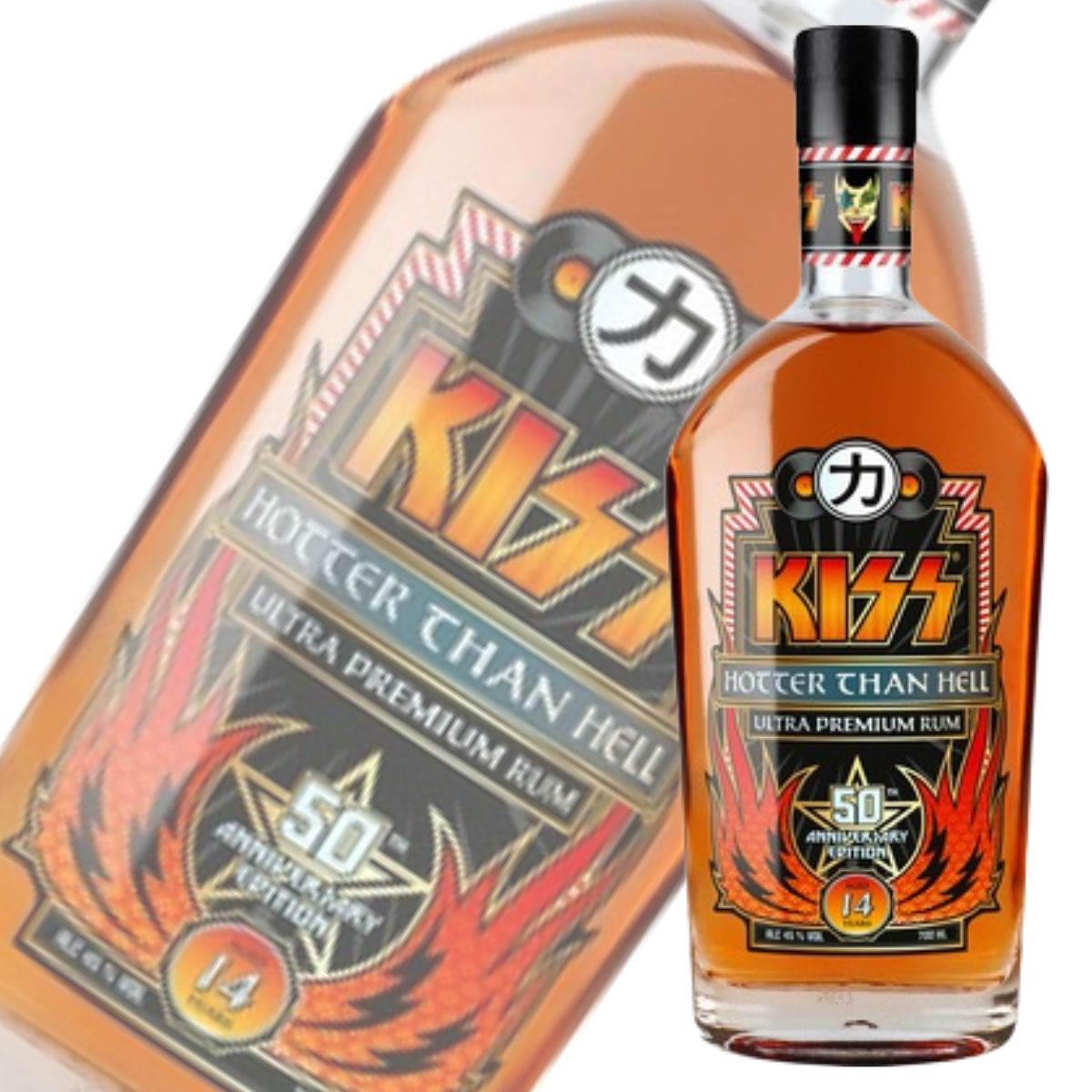 ▼▼ロック酒シリーズはこちら▼▼ ▼▼人気商品・おすすめ商品はこちら▼▼キッス ホッター・ザン・ヘル ウルトラ・プレミアム・ラム 700ml 45度 KISS 地獄の叫び 50周年記念 高級 ラム酒 14年熟成 限定生産 ◆ キッス ホッター・ザン・ヘル ウルトラ・プレミアム・ラム KISSのアルバム『地獄の叫び（Hotter Than Hell）』発売50周年を記念して造られた、限定2,000本のウルトラプレミアムラム。 ◆ 14年熟成の奥深いブレンド ガイアナ産とジャマイカ産のラムを、バタヴィア・アラック樽とEXバーボン樽で14年間熟成し、奥深く複雑で芳醇な味わいに仕上げました。 ◆ 長期熟成の至高の味わい バタースコッチやダークチョコレートの香りに、アーモンドやバニラ、キャラメルが調和した、長期熟成ならではの豊かで個性際立つ風味を楽しめます。 ◆ ギフト・コレクションに ロックンロールの魂とKISS への深い敬意を込めて丹念に仕上げられたボトルデザイン。KISSファンはもちろん、熟成ラムを愛する方やコレクション・ギフトにもおすすめの特別な一本です。 原産国：ガイアナ・ジャマイカ 内容量：700ml アルコール度数：45% 【発送】 ご入金確認後、7日以内（土日祝日を除く） 1