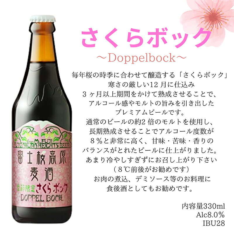 ビール ギフトクラブとビール【限定醸造】アルコール度数8％の長期熟成「富士桜高...