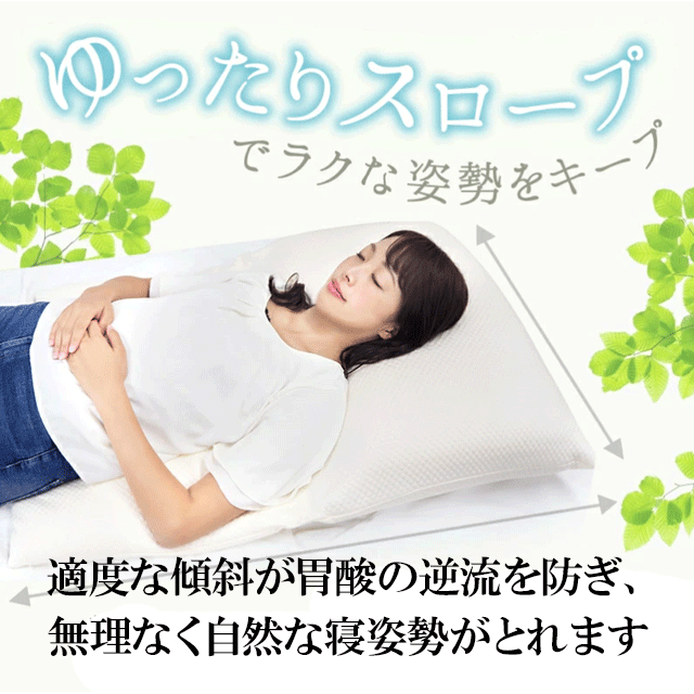 【SS ポイント5倍】【あす楽】洗える大型傾斜枕 スロープピロー・エアー 逆流性食道炎対策　目まいのときに 上体起こしの枕　クッション　誤嚥性肺炎予防 大型クッション