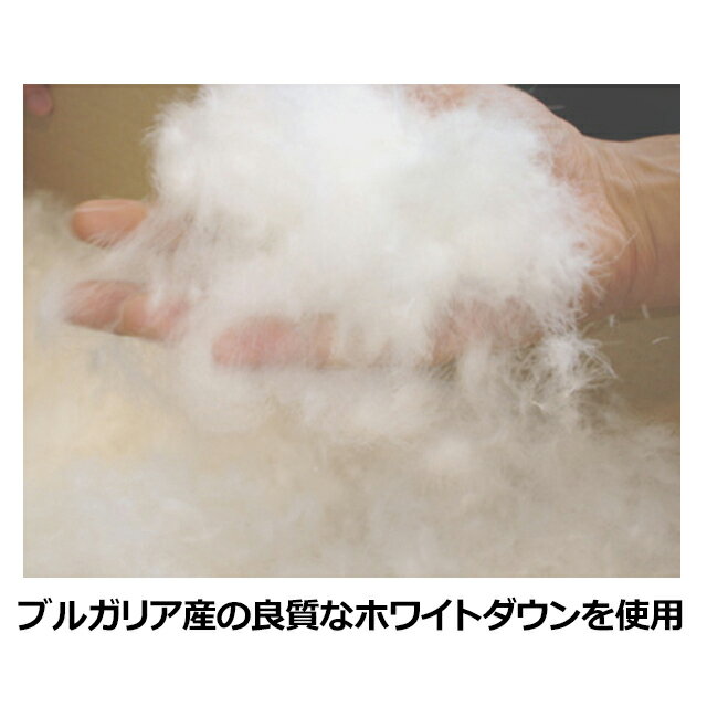 ふかふか2枚合わせ(羽毛合掛ふとん+羽毛肌掛ふとん)ハンガリー産シルバーグースダウン
