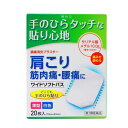 【第3類医薬品】ワイドソフトパス(20枚) 腰痛 打撲 捻挫 肩こり 関節痛 筋肉痛 筋肉疲労 しもやけ 骨折痛 薄型 白色 置き薬 配置薬 常備薬 大協薬品工...