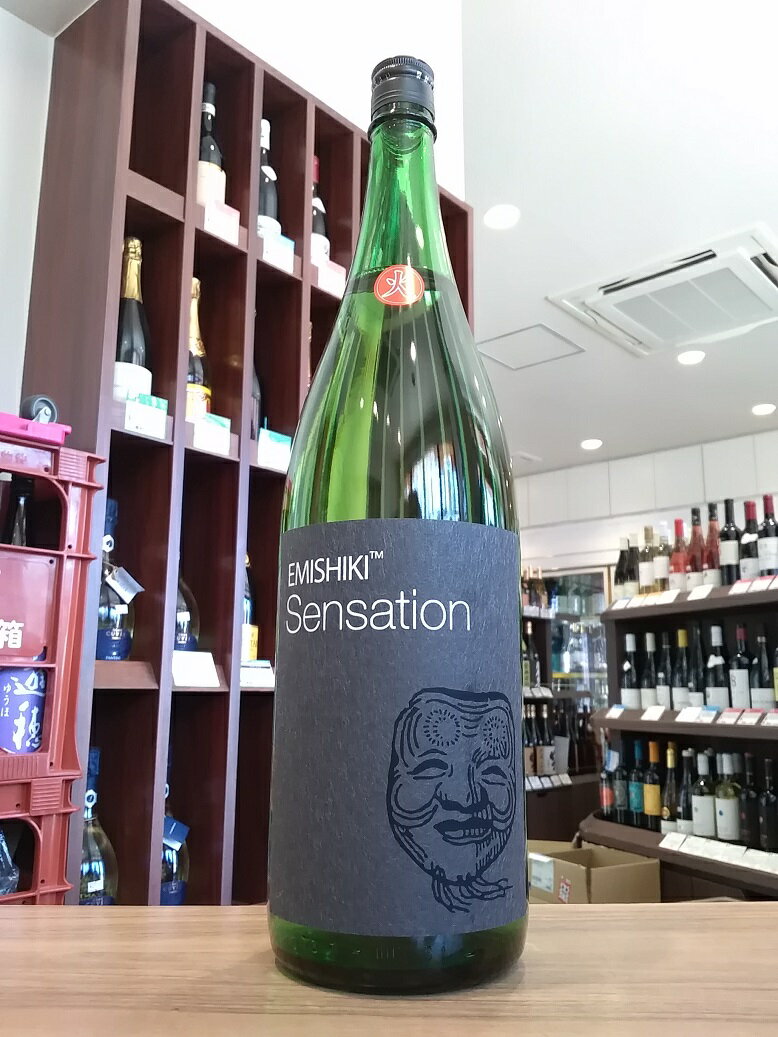 笑四季　Sensation　黒ラベル　純米酒　1800ml