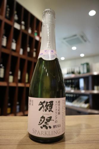 スパークリング日本酒 【クール便発送】獺祭　発泡にごり　スパークリング　45　旭酒造　360ml