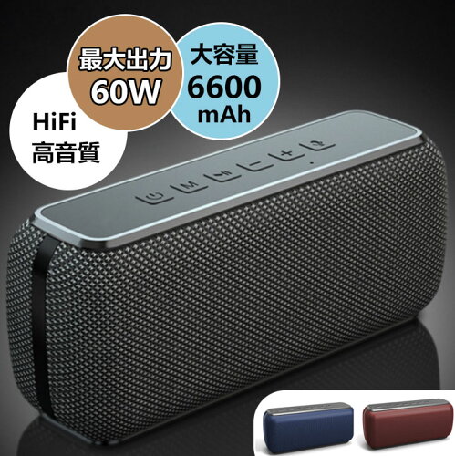 【送料無料】ブルートゥース　スピーカー 60W 防水 高音質 Bluetooth5...