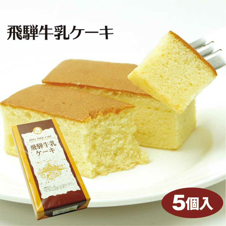 飛騨高山 おみやげ 飛騨牛乳ケーキ 5個入り 岐阜 おみやげ 岐阜みやげ スイーツ お土産