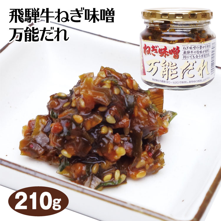 飛騨牛ねぎ味噌 210g 飛騨のソウルフード 郷土料理 ねぎ味噌天ぷら 飛騨牛ねぎ 味噌万能だれ 惣菜 おかず ご飯のおとも 飛騨高山 飛騨 岐阜 ふく福 おみやげ