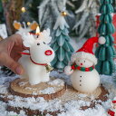 クリスマスキャンドル クリスマスギフト クリスマス トナカイ キャンドル クリスマス トナカイ デコレーション アロマキャンドル 雰囲気 ルームショップ 室内 ...