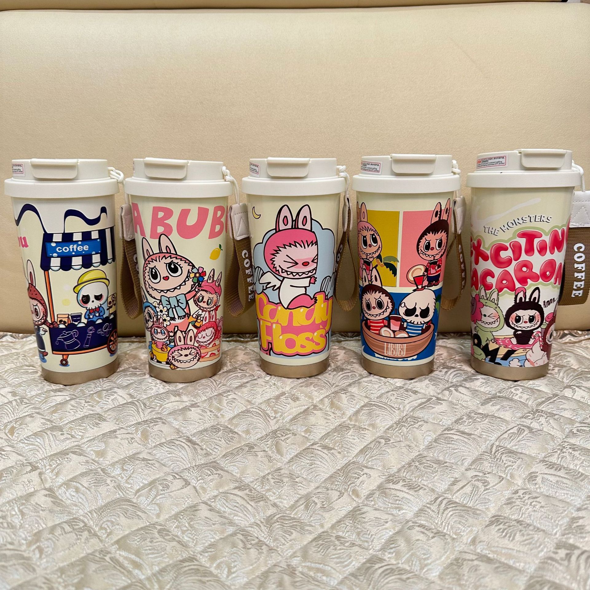 毎週大人気商品がお買い得！6％OFFクーポン配布中！ LABUBU(ラブブ) 真空断熱ボトル 2WAY飲み口 ストロ..