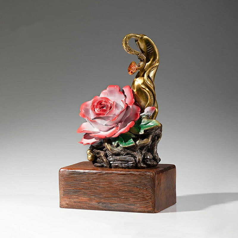 牡丹 花 黄銅 擺件 酒櫃 玄関 テレビ台 人参花 家居 彩銅 工芸品 銅 彫刻 インテリア 置物 縁起物 開運 贈答品 クリスマス 御歳暮 お歳暮 御年賀 敬...