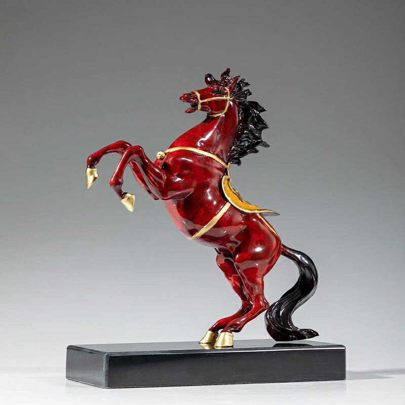 駿馬 奔騰 銅馬 擺件 彩銅 工芸品 リビング 玄関 オフィス 装飾 企業 店舗 記念 贈答 開業 祝い 高級 馬 彫刻 金属 アート 置物 運気 上昇 吉祥 ...