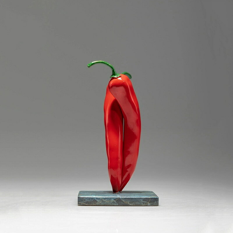 チリペッパー 黄銅製 収納 カラーブロンズ オブジェ 浮き出たオブジェ 開運 開運 風水 オブジェ 小さな..