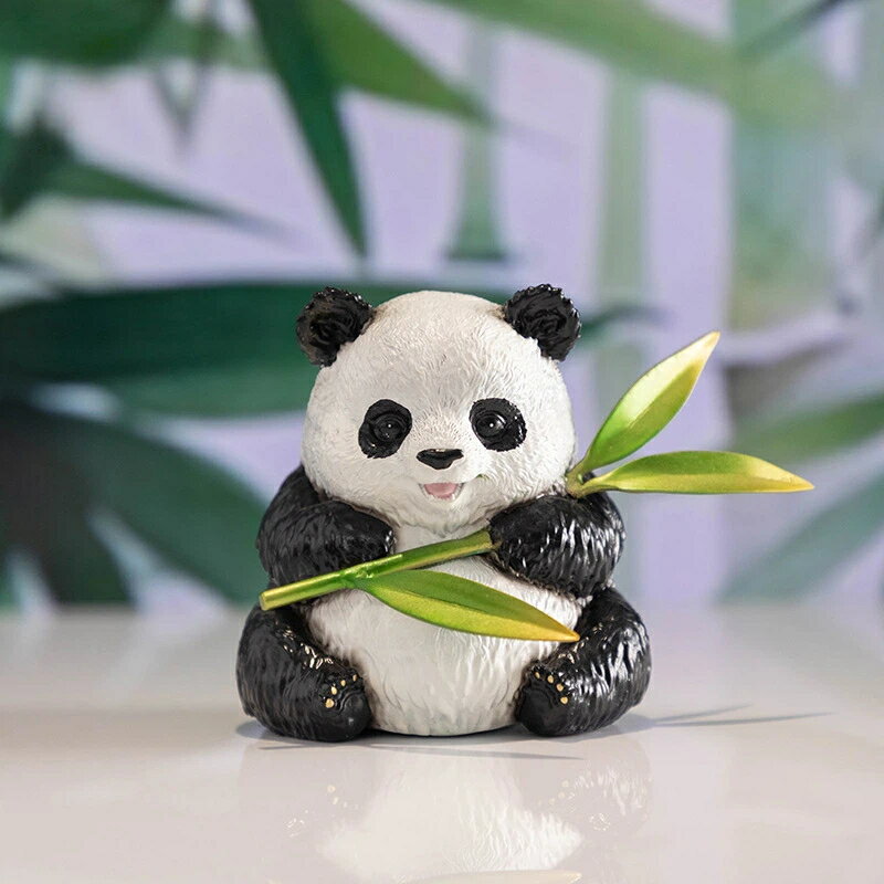 ジャイアントパンダ 黄銅 パンダ 擺件 黒目 パンダ オフィス デスク 装飾品 銅器 彩銅 伝統典雅風 招財 開運 家居 インテリア 贈答品 高級感 クリスマス...