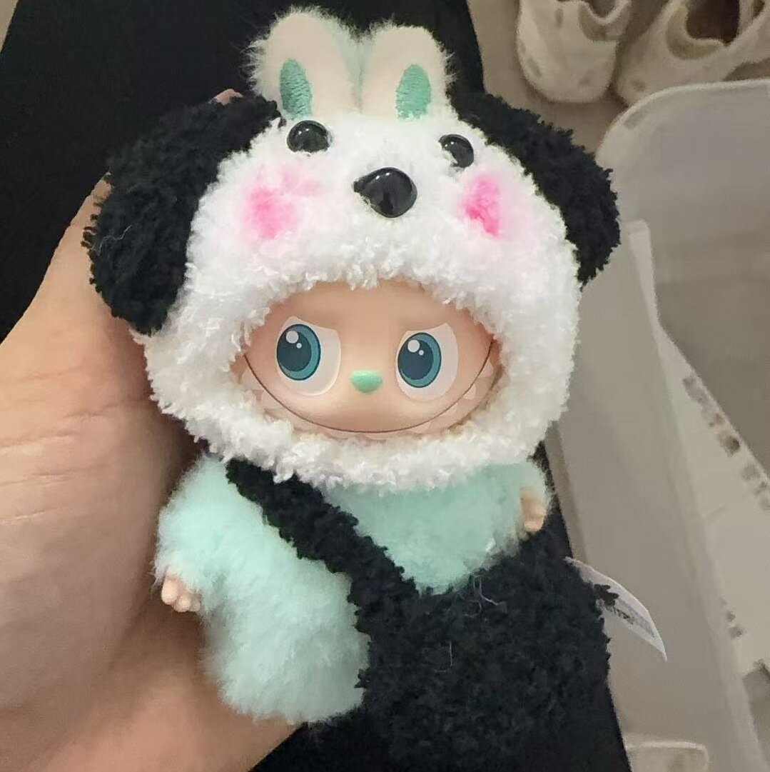 Labubu 10cm �ɡ����� ��֥� labubu4.0 ��֤� �������å� ��ʪ���å� �̤������������ �ɡ����� ������� �б� �ѡ��ƥ��� ���� ��ʪ...