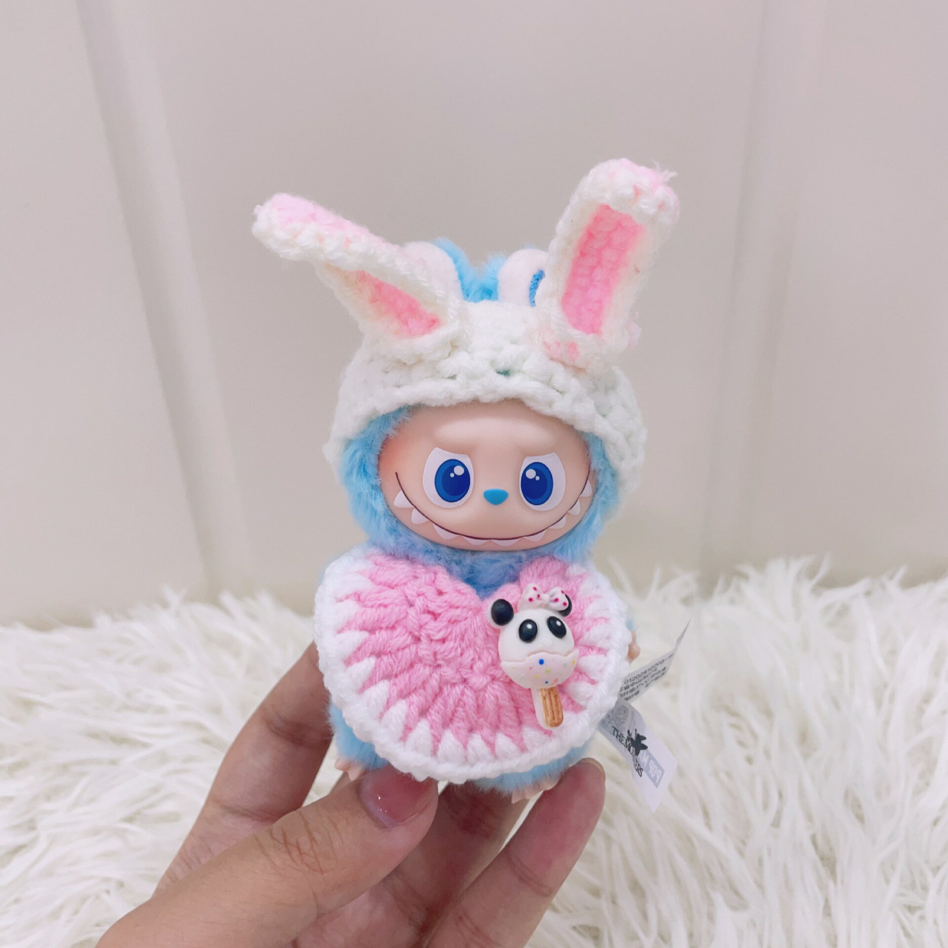 Labubu 10cm �ɡ����� ��֥� labubu4.0 ��֤� �������å� ��ʪ���å� �̤������������ �ɡ����� ������� �б� �ѡ��ƥ��� ���� ��ʪ...