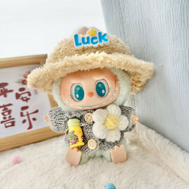 Labubu 17cm �ɡ����� ��֥� ��֤� �������å� ��ʪ���å� �̤������������ �ɡ����� ������� �������� �軰���� �б� �ѡ��ƥ��� ���� ��ʪ...