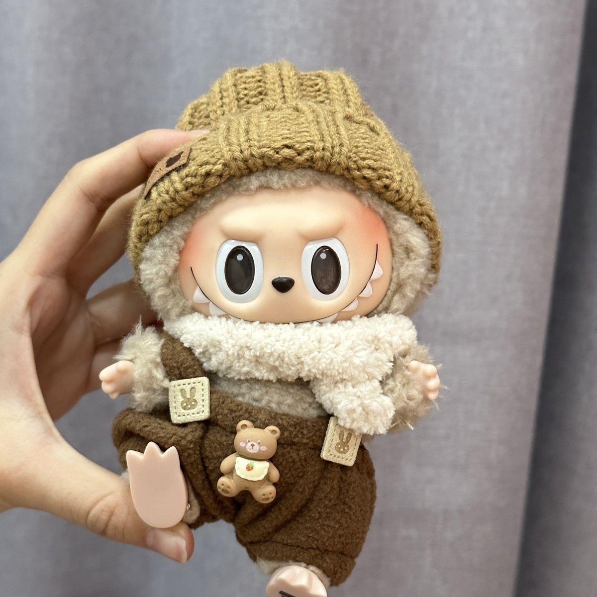 Labubu 17cm �ɡ����� ��֥� ��֤� �������å� ��ʪ���å� �̤������������ �ɡ����� ������� �������� �軰���� �б� �ѡ��ƥ��� ���� ��ʪ...