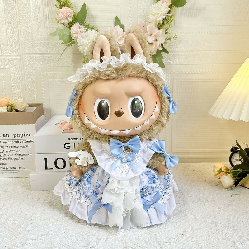 Labubu 38cm ドール服 ぬいぐるみ 衣装のみ 本体ではない 着せ替え服 ラブブ 手作り かわいい フィギュア用 洋服 らぶぶ ラブブ labubu442