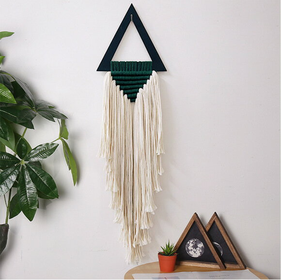 2025新作 ボヘミアン 壁掛けタペストリー ハンドメイド 手編み フリンジ リビング インテリア エスニック おしゃれ ナチュラル 寝室 民宿 装飾品