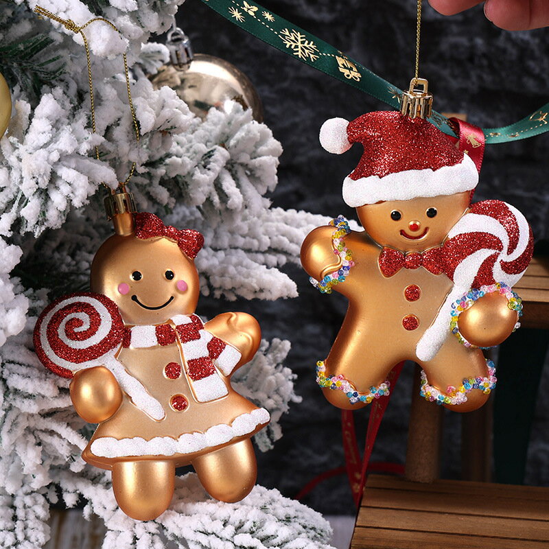 乐天商城 - クリスマス ジンジャーブレッドマン オーナメント 吊り飾り クリスマスツリー デコレーション かわいい 撮影 小物 装飾用品 パーティー用