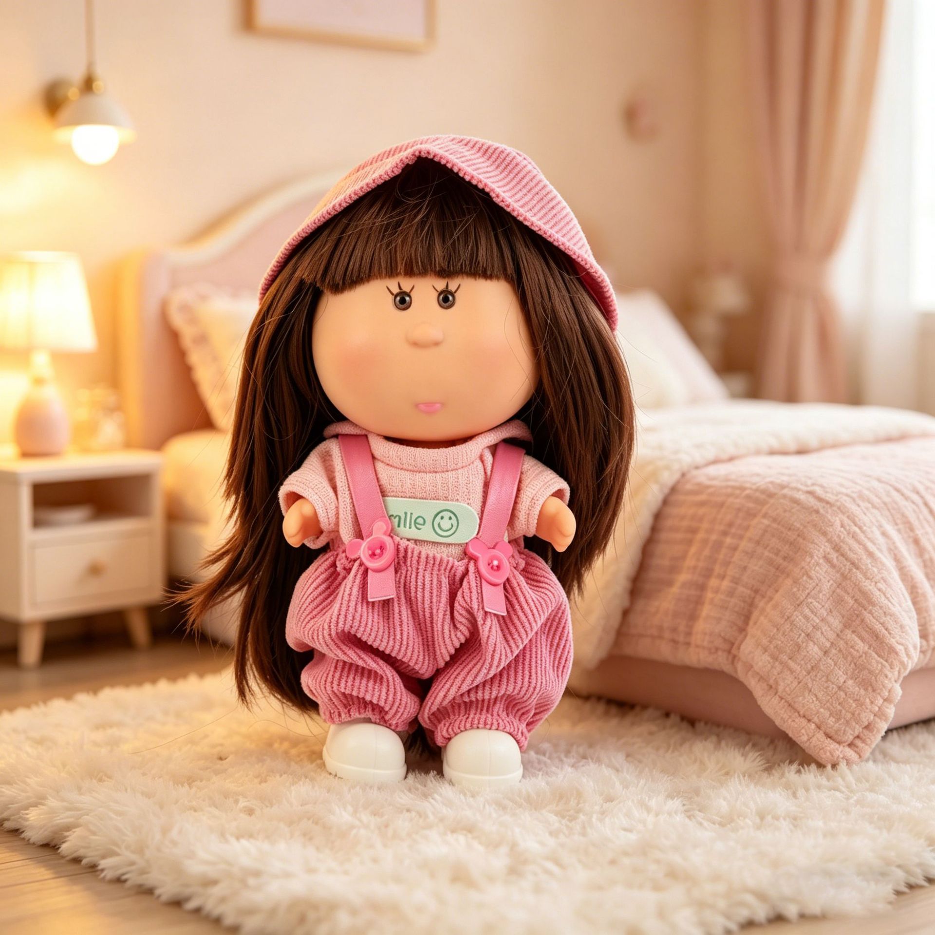 Rakuten - ポテトドール Mia ドール 17cm 着せ替え人形 DIY ドール 卓上置物 インテリア雑貨 お部屋飾り リビング飾り 書斎飾り ギフト プレゼント かわいい 丸顔ぽってり 癒し系 コレクション おもちゃ 女の子向け 男の子向け 102-3