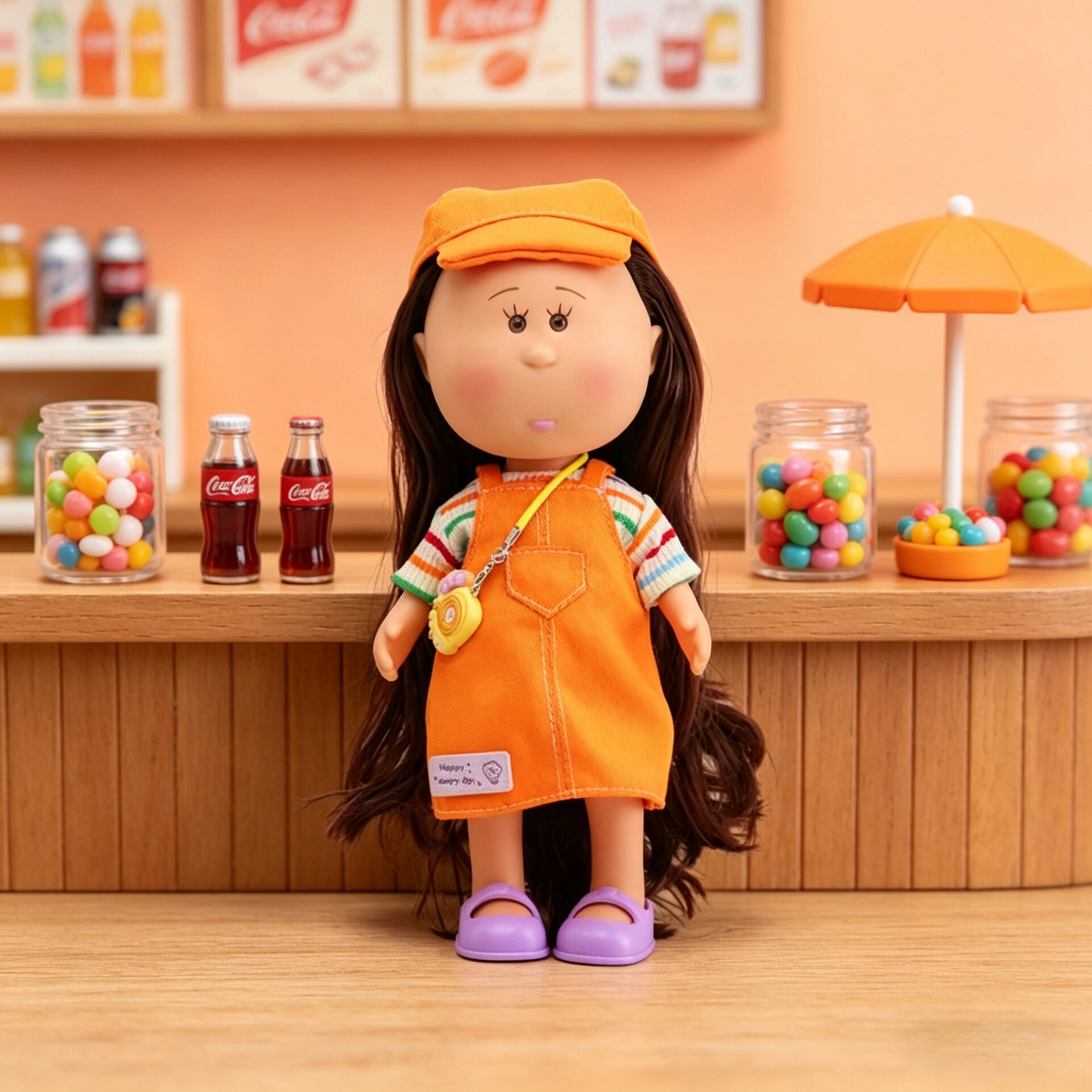Rakuten - ポテトドール Mia ドール 24cm 着せ替え人形 DIY ドール 卓上置物 インテリア雑貨 お部屋飾り リビング飾り 書斎飾り ギフト プレゼント かわいい 丸顔ぽってり 癒し系 コレクション おもちゃ 女の子向け 男の子向け 42485-2
