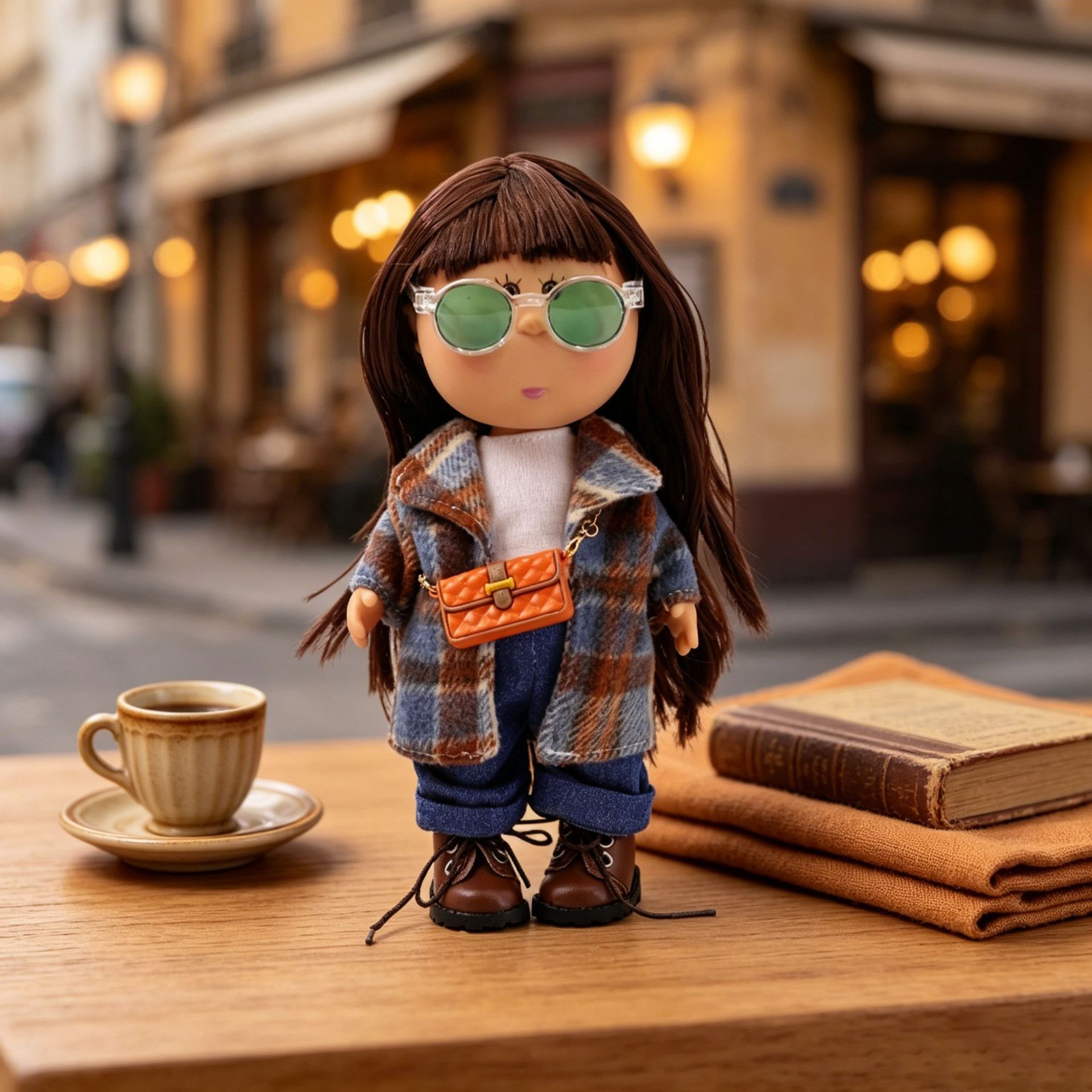 Rakuten - ポテトドール Mia ドール 24cm 着せ替え人形 DIY ドール 卓上置物 インテリア雑貨 お部屋飾り リビング飾り 書斎飾り ギフト プレゼント かわいい 丸顔ぽってり 癒し系 コレクション おもちゃ 女の子向け 男の子向け 43057